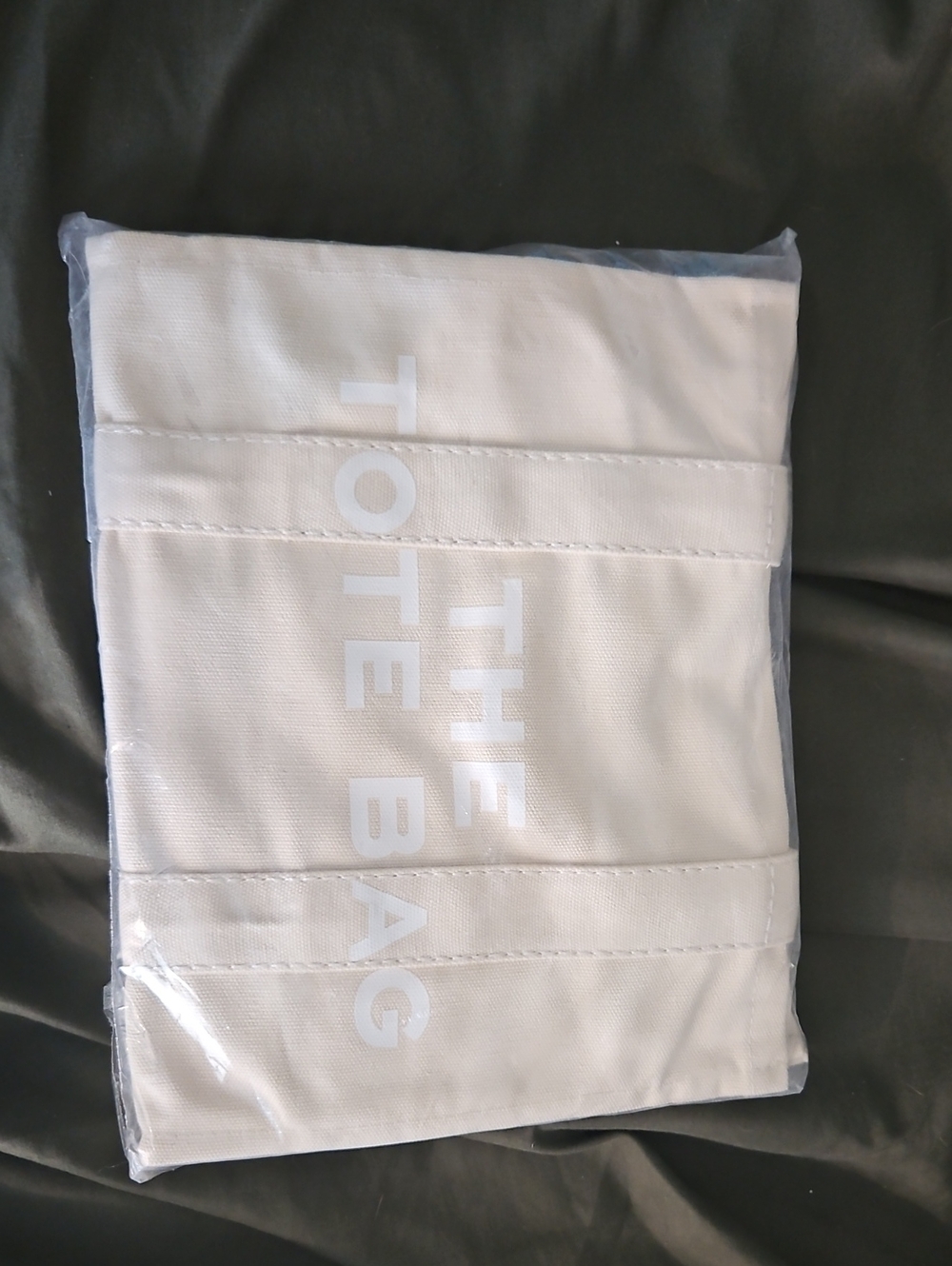 "The Tote Bag" White Canvas Tote Bag - Minimal Everyday Carry
